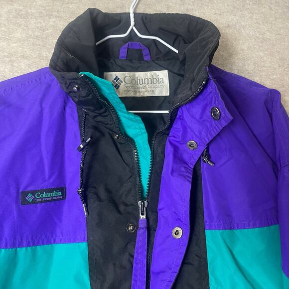 Columbia Sportswear Mens Vintage 1/2 Zip Pullover Parka Ski Jacket Size Large - Picture 3 of 16